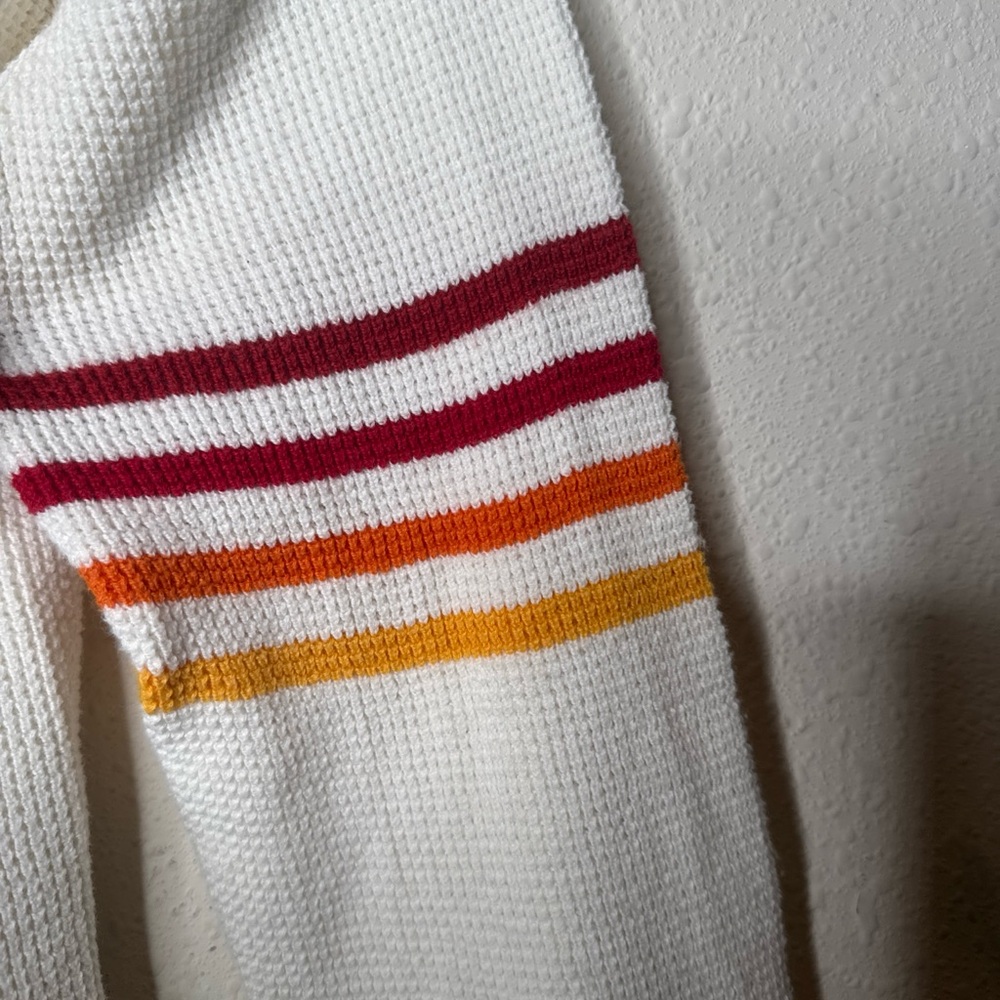 Faherty Throwback Stripe Pullover Sweatshirt Swea… - image 8